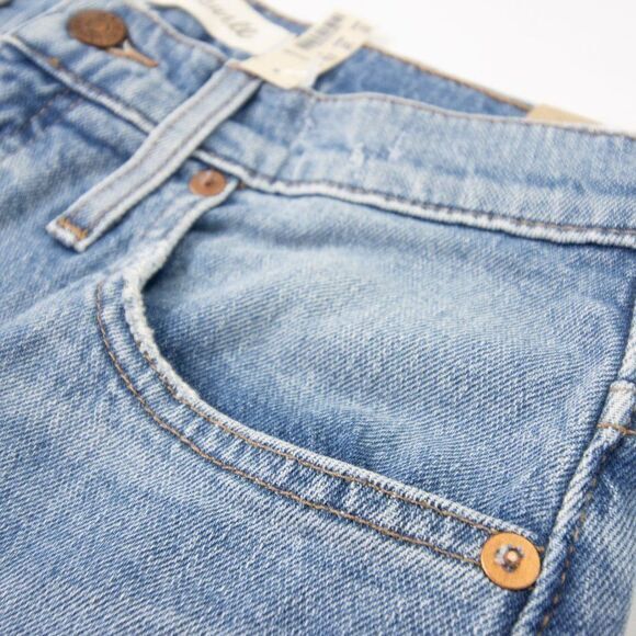 NEW Madewell Classic Straight Jeans in Meadowland Wash,27‎ - Picture 5 of 16